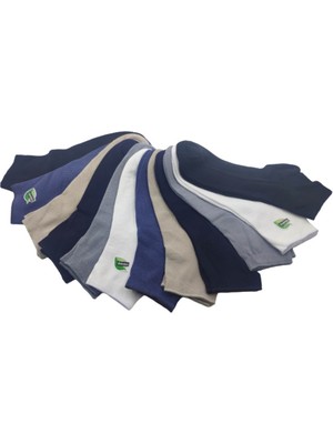 Leement Socks Erkek 12 Çift Bambu Kısa Konç Çorap