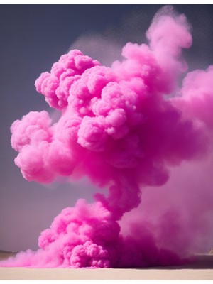 Sis Bulutu Konfetisi ( Pembe - Kokusuz )