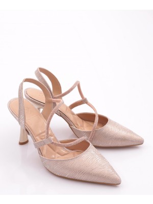 DGN 4151 Kadin Taş Işlemeli Abiye Ayakkabi