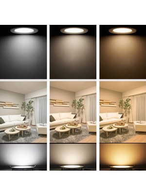 Cata 10 Adet 12 Watt Slim LED Panel Beyaz Işık Metal Kasa CT-5147B