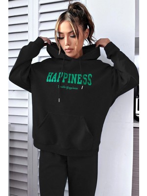 Only Trendwear Unisex Happiness Baskılı Eşofman Takımı