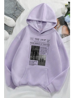 Only Trendwear Unisex The 1997 Travel Baskılı Sweatshirt