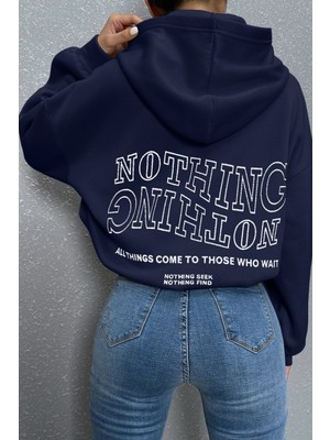 Only Trendwear  Unisex Nothing Baskılı Sweatshirt