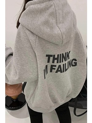 Only Trend Wear Unisex Thınk I'm Failing Baskılı Sweatshirt