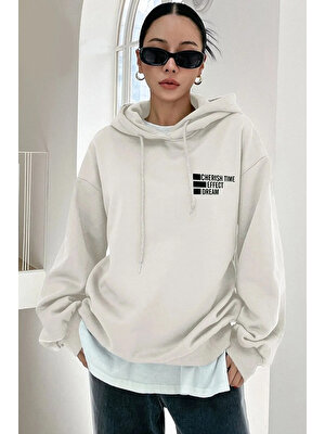 Only Trend Wear Unisex Cherish Time Baskılı Sweatshirt