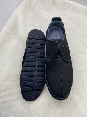 Çiğdem Kundura Çiğdem Siyah Gerçek Nubuk Deri Erkek Günlük Ayakkabı 2022 Siyah 44 ST01999 SİYAH 44