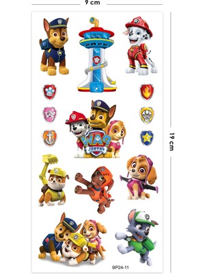 BP Tattoo Pati Devriyesi Geçici Çocuk Dövme Paw Patrol Tattoo