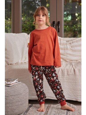 Bonitas Pijama Takımı Kiremit Zk24-104225