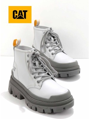 Cat Grey Leather Kadın Bot & Bootie CAT0111121703