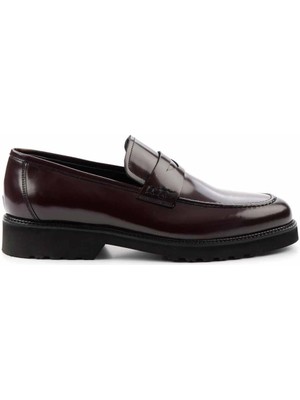 Bambi Bordo Açma Leather Erkek Loafer Ayakkabı E01191300314