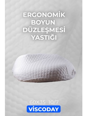 Viscoday Ortopedik Boyun Düzleşmesi Boyun Fıtığı Boyun Destek Yastığı