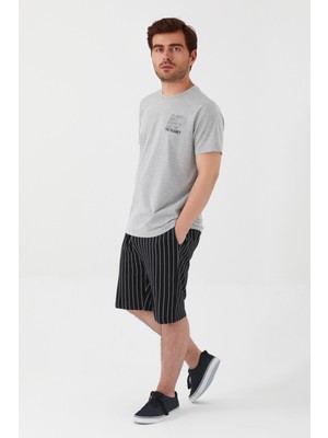 Arnetta Erkek Gri Bermuda Takım