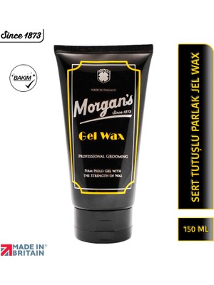 Morgan's Pomade Gel Wax Firm Hold Gel - Güçlü Tutuşlu Uzun Süreli Kalıcı Wax 150 ml