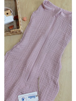 Sitilin Kız Bebek Pembe Müslin Lüks Anakucağı Kundak STL6402