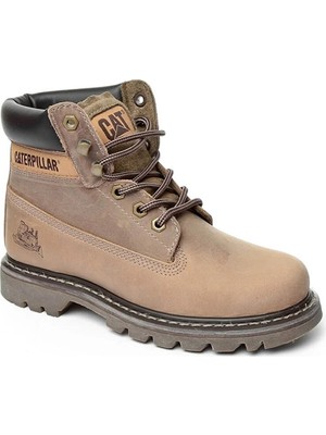 Cat Caterpillar Colorado Beige Bej Crazy Deri Kadın Bot