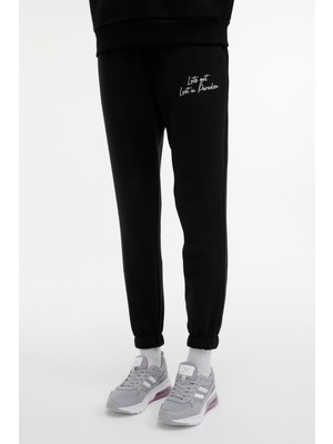 Kinetix Wl Layla Jg 22GF86 3pr Siyah Kadın Eşofman Altı