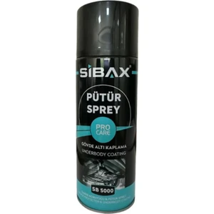 Sibax SB5000 Gövde Altı Koruma Darbe Koruyucu Pütür Sprey Siyah 400 ml