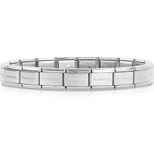 Kadın Çelik Italyan Silver Charm Bileklik