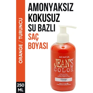 Jean'S Color Jean’S Color Turuncu Renkli Saç Boyası 250 Ml Su Bazlı Orange Hair Dye