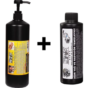 Sanayi Kimya Granüllü El Temizleme Kremi ( Sabunu ) 1 kg & Alkollü Intercooler Temizleme Sıvısı 1 Lt
