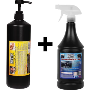 Sanayi Kimya Ponza'lı (Talaşlı) El Temizleme Kremi ( Sabunu) 1 kg & Torpido Parlatıcı Süt 500 ml