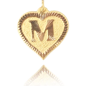 Enderun Kuyumculuk 14 Ayar Altın M Harf Kolye