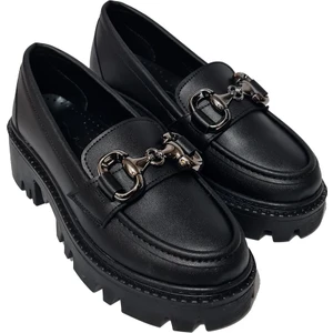 Kadın Aksesuarlı Loafer Ayakkabı 869023 Z