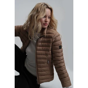 Mary Kaz Tüyü Kadın Mont Siyah