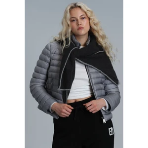 Mary Kaz Tüyü Kadın Mont Siyah