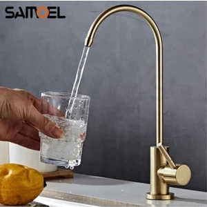 Su Arıtma Musluğu Mat Gold Yeni Ankastre Model Ithal 5 Yıl Garantili