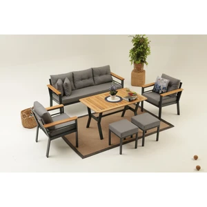 Divona Home Arvenis Bahçe Oturma Grubu (3+1+1+M)
