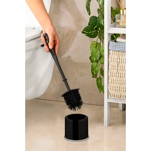 Kir Tutmaz Kompakt Silikon Tuvalet Fırçası - Tuvalet Klozet Fırçası - Soft Toilet Brush