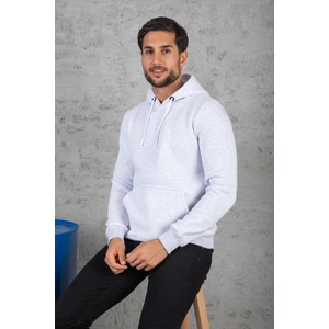 Four Man Erkek Standart Fit Içi Polarlı 3 Iplik Kapüşonlu Kanguru Cepli Pamuklu Sweatshirt