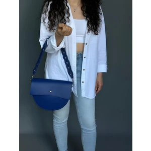 Collection MAVİ Oval Kesim Çift Askılı Çapraz ve Omuz  Kadın çantası ELBİSE çanta Günlük çanta