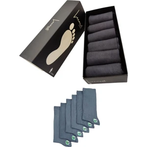 Leement Socks Erkek 6 Çift Dikişsiz Bambu Klasik Çorap