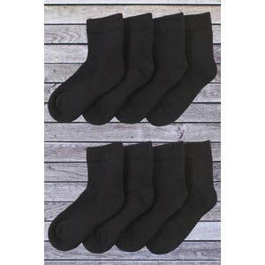 Leement Socks Çocuk Taban Altı Havlu Çorap 8 Çift Pamuklu Dikişsiz Burun
