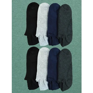Leement Socks Unisex 8 Çift Havlu Kısa Snekers Çorap