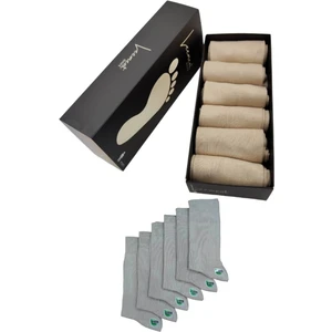 Leement Socks Erkek 6 Çift Dikişsiz Bambu Klasik Çorap