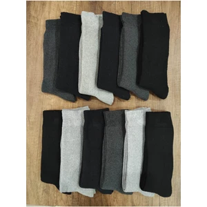 Leement Socks Erkek 12'li Kalın Havlu Çorap Pamuklu