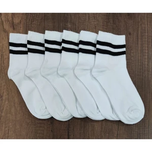 Leement Socks Erkek 6'Lı Orta Konç Spor Çorap Kolej