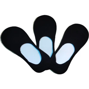 Leement Socks 3'Lü Bambu Slikonlu Babet Görünmez Çorap