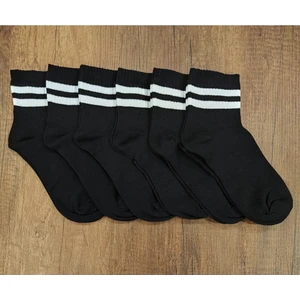 Leement Socks Erkek 6'Lı Orta Konç Spor Çorap Kolej