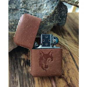 Atölye Çınar Deri Kılıflı Zippo Çakmak