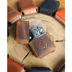 Atölye Çınar Deri Kılıflı Zippo Çakmak