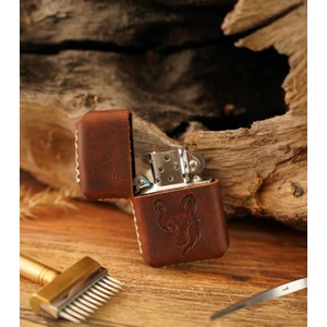 Atölye Çınar Deri Kılıflı Zippo Çakmak