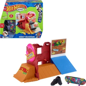 Hot Wheels Skate Parmak Kaykay Macerasına Başlangıç Setleri Yuvarlak Kaykay Parkı