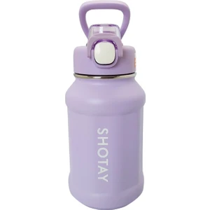 ST 8238 Çelik Pipetli Matara 720 ml Mor