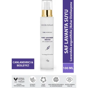 Bade Natural Lavanta Suyu %100 Doğal ve Saf Canlandırıcı & Besleyici Etkili Tonik 100 ml
