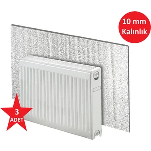 Kalorifer Arkalığı Petek Arkası Yalıtım Levhası Radyatör Isı Sıcaklık Kaybı Önleyici Yönlendirici Tasarruf Plakası Plaka Panel 3'lü