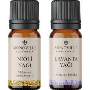 Nioli Yağı 10 ml, Lavanta Yağı 10 ml %100 Saf Ve Doğal 2x10 ml
